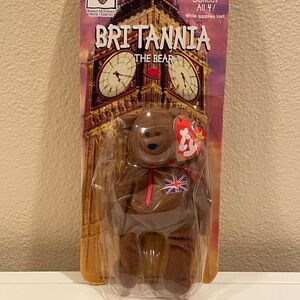 Ty Teenie Beanie Babies - Britannia the Bear - McDonald’s Collectible